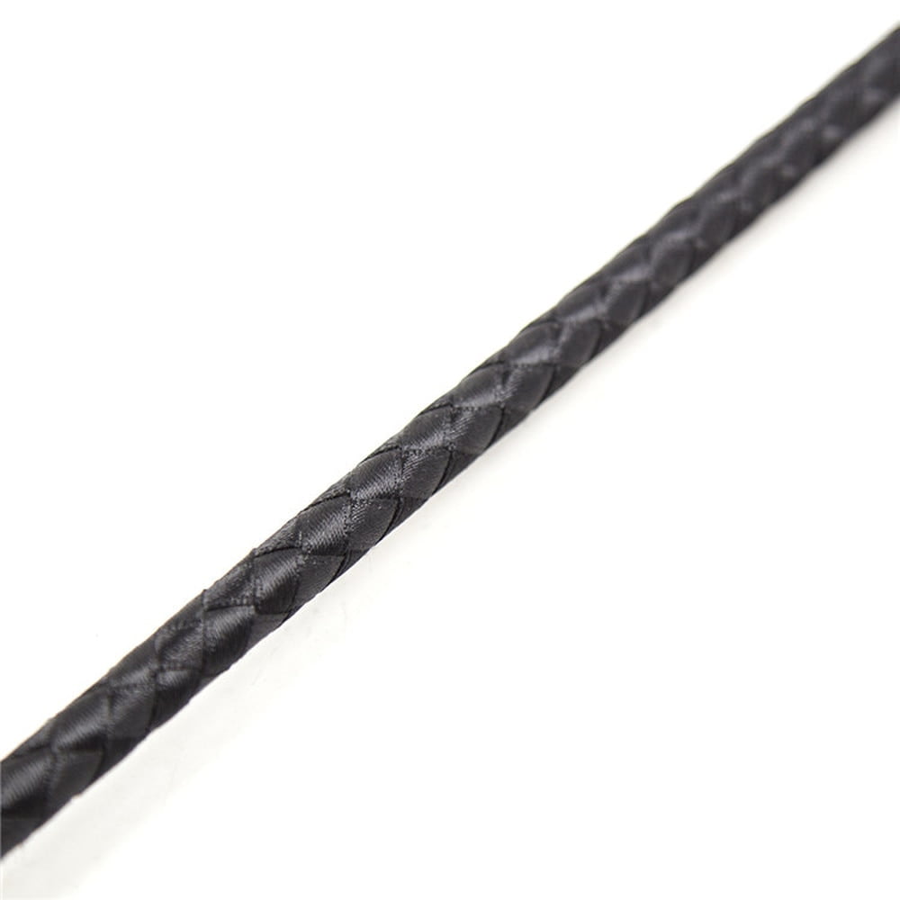 45-60CM Black PU Leather Spanking Paddle Long Whip Flirting slave BDSM Bondage Flogger Sex Toys For Women Adults SM Games - Image 5