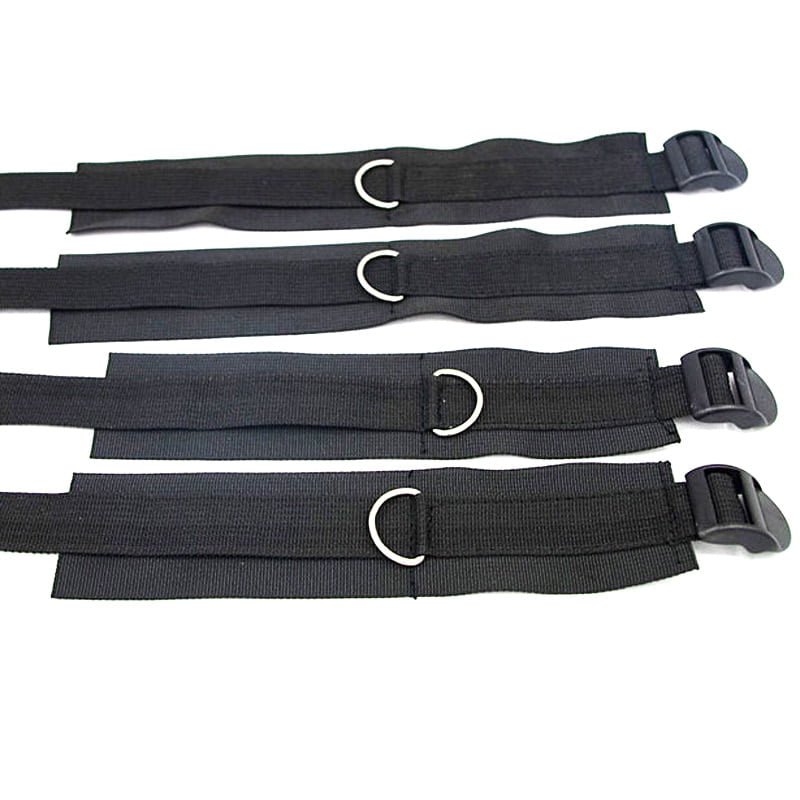Bed Jam Sex Restraint Kit Adjustable Belt Nylon Handcuffs Ankle Cuffs Under Bed BDSM Bondage Erotic Toys Fixation Adult Game - Image 3