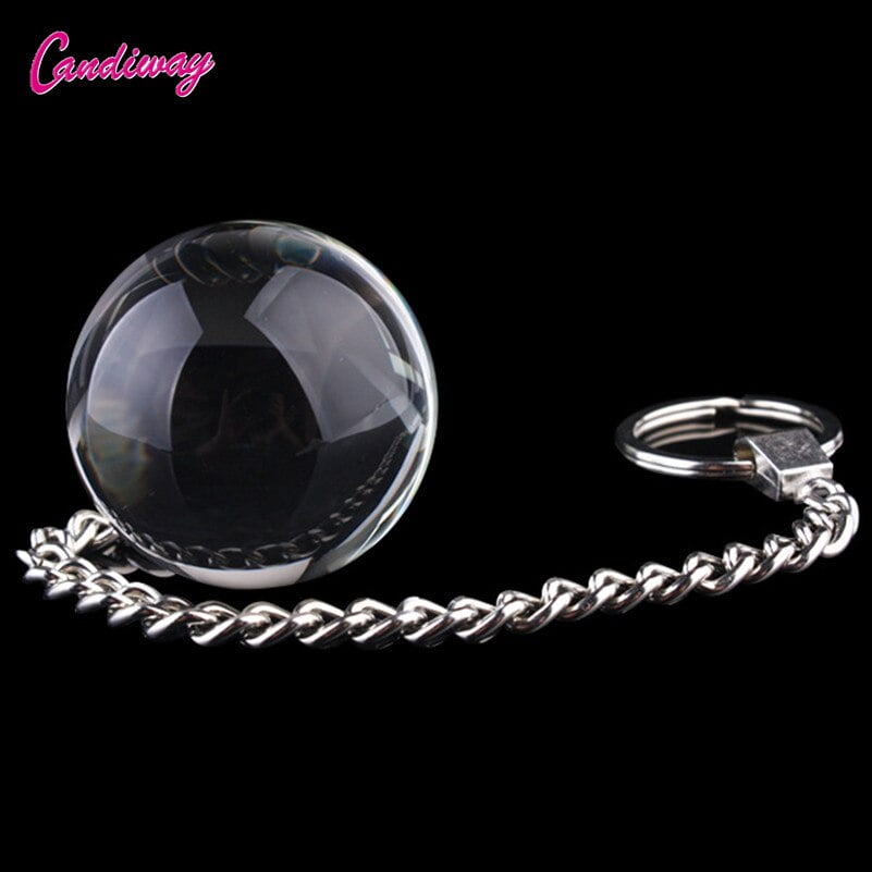 Glass ball chain butt plug Trainer Vagina Tightening Anal Beads Plug Sex Toys Flirting Erotic Kegel Exercise Women Masturbation - Image 2