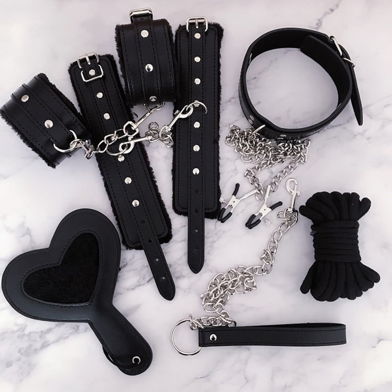 luxury brand Sex Toys for Woman Bdsm Bondage Set Collar Nipple Clamps Whip Butt Plug Erotic Porn Toys Handcuffs Sex Adult Games - Image 3