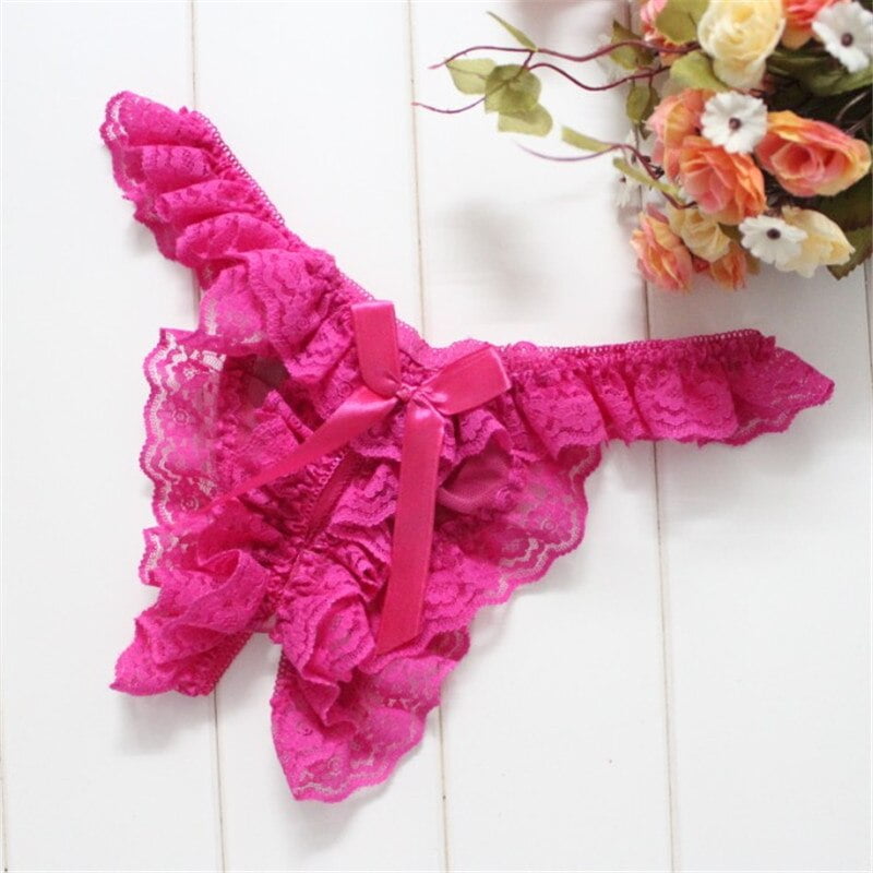 New Panties Women's Lace Underwear Female Sexy Lingerie Hot Erotic Lady's Thong Bow Low Waist Intimates Underpants for Women - Image 3