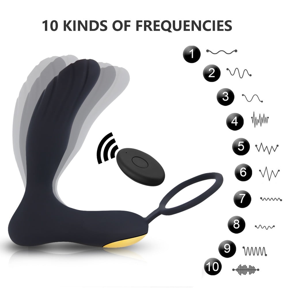 Vibrating Prostate Massager Men Anal Plug Remote Control Anal Vibrator Powerful Motors Patterns Butt Silicone Sex Toys for Adult - Image 2